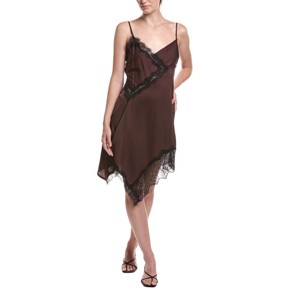 Moonsea Womens  Midi Cocktail Dress, Brown